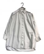 sacaiサカイ）の古着「Bianco maxi shirt with cut-out sleeves　23-06530」｜ホワイト