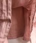 中古・古着 nest Robe (ネストローブ) リネンVネックフリルブラウス　01233-1404-1 ピンク サイズ:Free：14800円