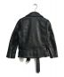 beautiful people (ビューティフルピープル) vintage leather riders jacket　1000402411 ブラック サイズ:130：19800円