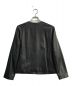 自由区 (ジユウク) ラムレザージャケット　JKWMKA0214　ブラック ブラック サイズ:42：12800円