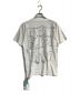 OFFWHITE (オフホワイト) BARREL WORKER S/S SLIM TEE　20SS 　OMAA027E20JER021　ロゴ刺繍Tシャツ ホワイト サイズ:L 未使用品：15800円