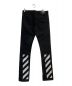 OFFWHITE (オフホワイト) Diagonal Print Jeans　OMYA062S20E54022　	20SS ブラック サイズ:33 未使用品：19800円