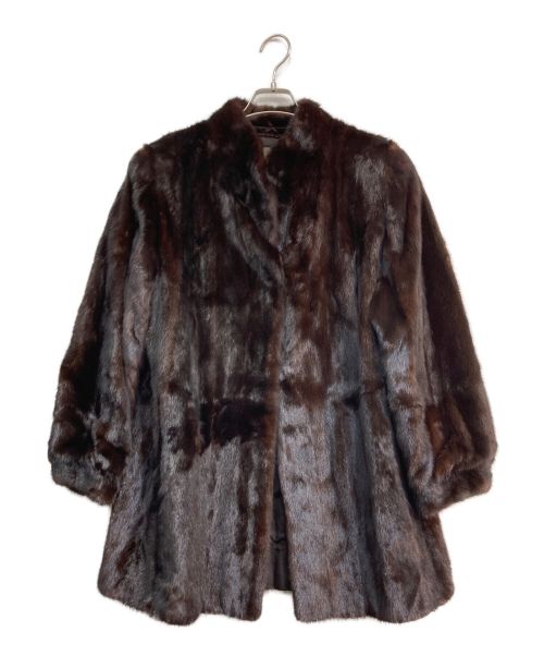 SAGA MINK（サガミンク）SAGA MINK (サガミンク) ミンクコート ブラウン サイズ:15の古着・服飾アイテム
