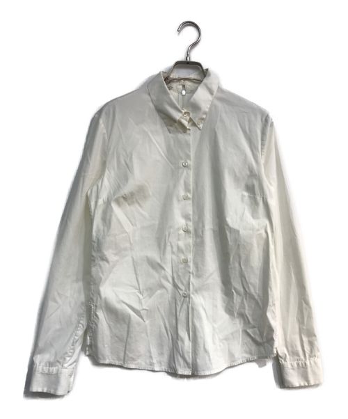 PRADA（プラダ）PRADA (プラダ) バックジップストレッチシャツ　240428 ホワイト サイズ:40の古着・服飾アイテム