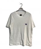 Needlesニードルズ）の古着「パピヨン刺繍Tシャツ　KP385」｜ホワイト