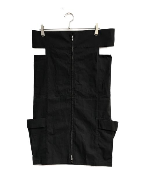 LIMI feu（リミフゥ）LIMI feu (リミフゥ) デザインスカート　LZ-B19-009 ブラック サイズ:Sの古着・服飾アイテム