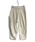 evam eva（エヴァムエヴァ）の古着「tuck pants　E233T042」｜ホワイト