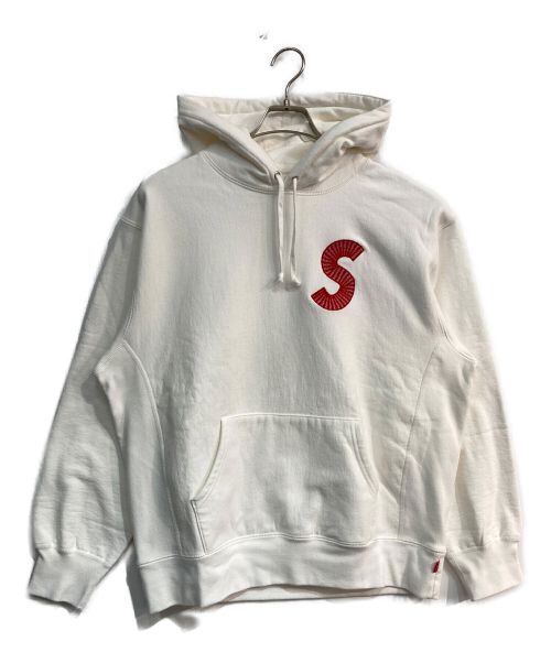 SUPREME（シュプリーム）Supreme (シュプリーム) S LogoHooded Sweatshirt　ロゴ パーカー 20AW ホワイト サイズ:Mの古着・服飾アイテム