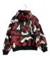 Supreme (シュプリーム) Camo Leather Hooded Jacket フーデッド レザージャケット ブラック サイズ:Ｌ：50000円