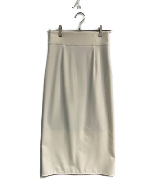 Noble（ノーブル）Noble (ノーブル) ジャージーライクカラータイトスカート　23060240106010　23SS ホワイト サイズ:36の古着・服飾アイテム