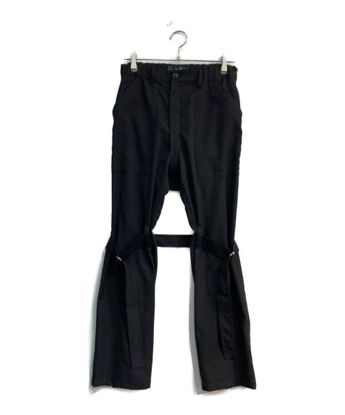 MILK BOY（ミルクボーイ）MILK BOY (ミルクボーイ) BLACK CLASSIC BONDAGE PANTS　20234116　ボンテージパンツ　ヒップフラップ　ジップデザイン ブラック サイズ:-の古着・服飾アイテム