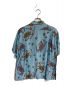 KARL HELMUT (カールヘルム) オープンカラーシャツ　総柄　蟹 ブルー サイズ:-：5000円