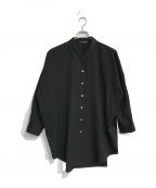 mizuiro-indミズイロインド）の古着「オーバーサイズシャツ」｜ブラック