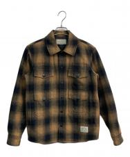 NEIGHBORHOOD (ネイバーフッド) CAMPBELL/WE-SHIRT LS 132TSNH-SHM04 ブラウン サイズ:S