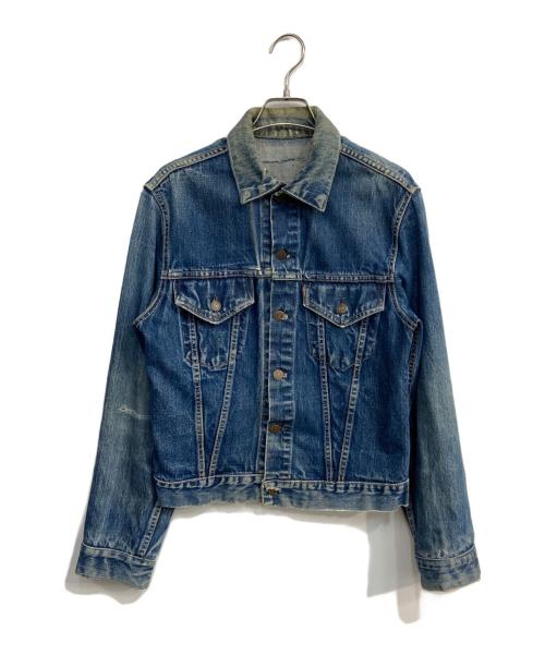LEVI'S (リーバイス) 557 3rdデニムジャケット　ボタン裏O ビックE 均等V  インディゴ サイズ:-
