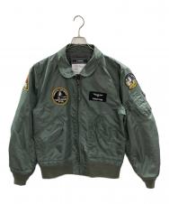 AVIREX (アヴィレックス) TOMCATTERSナイロンジャケット グリーン サイズ:2XL