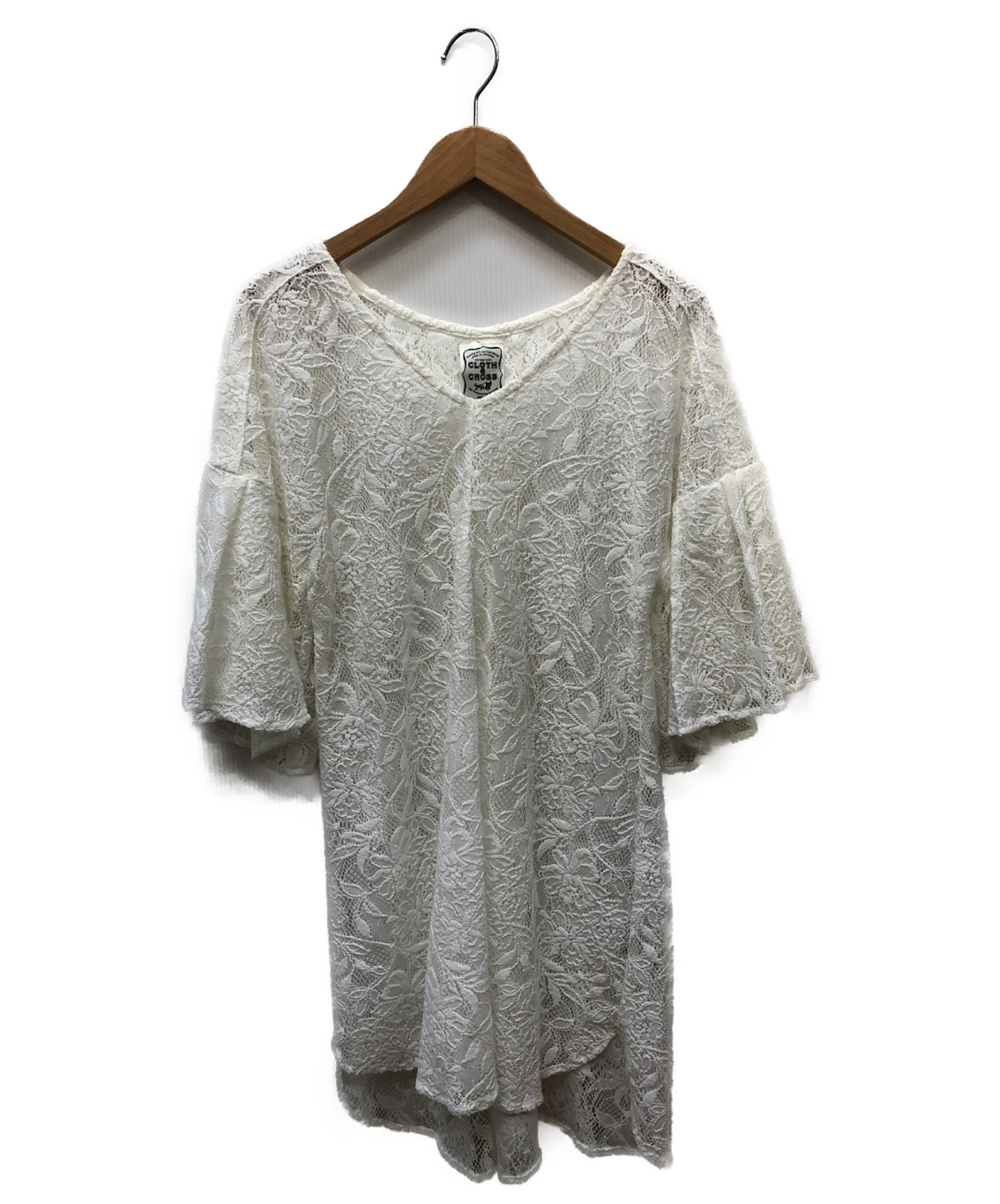 中古 古着通販 Cloth Cross クロスアンドクロス レースワンピース ホワイト サイズ 表記なし ブランド 古着通販 トレファク公式 Trefac Fashion