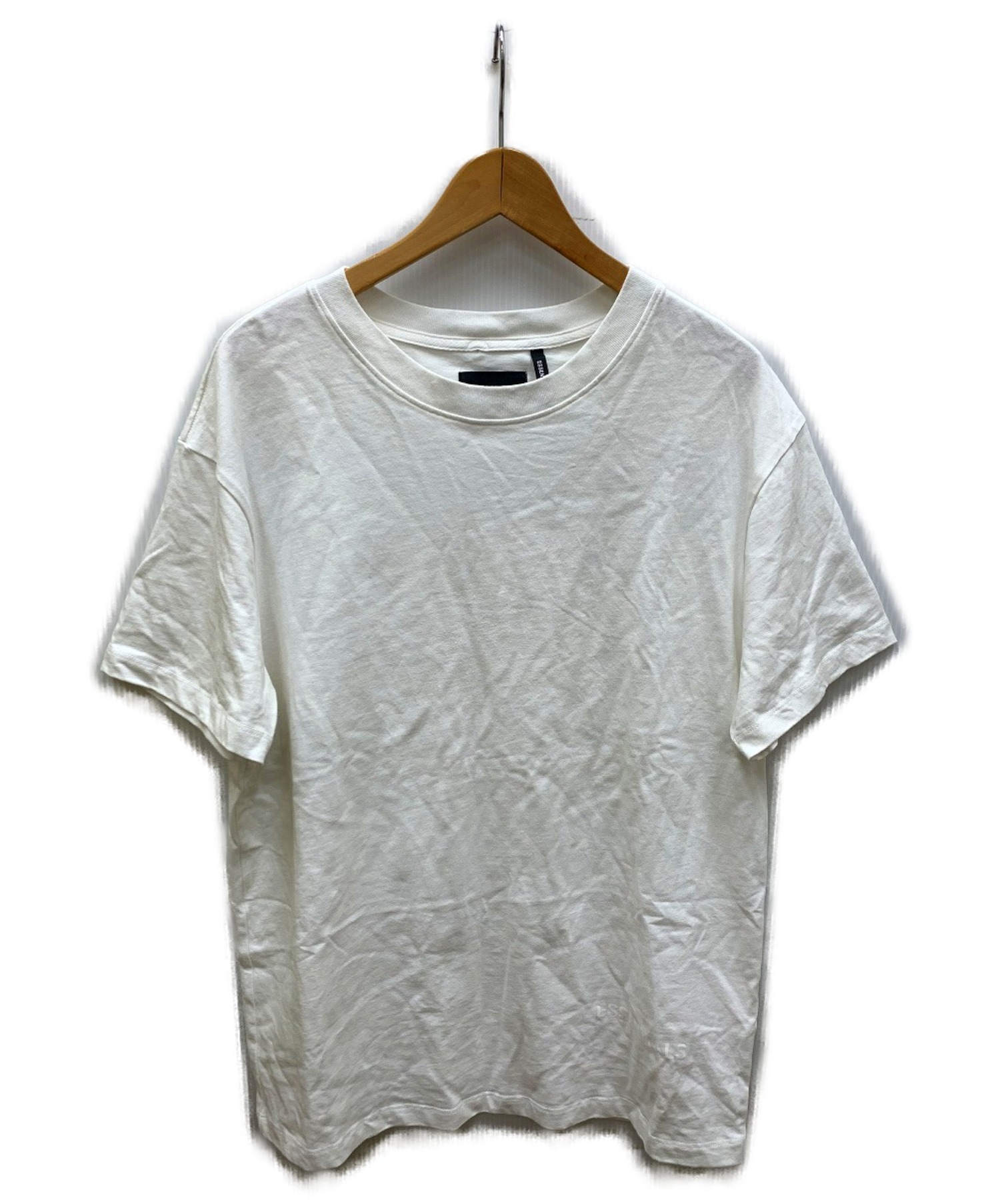 【中古・古着通販】FOG ESSENTIALS (フィアオブゴッド エッセンシャル) バックロゴプリントTシャツ ホワイト サイズ:SIZE