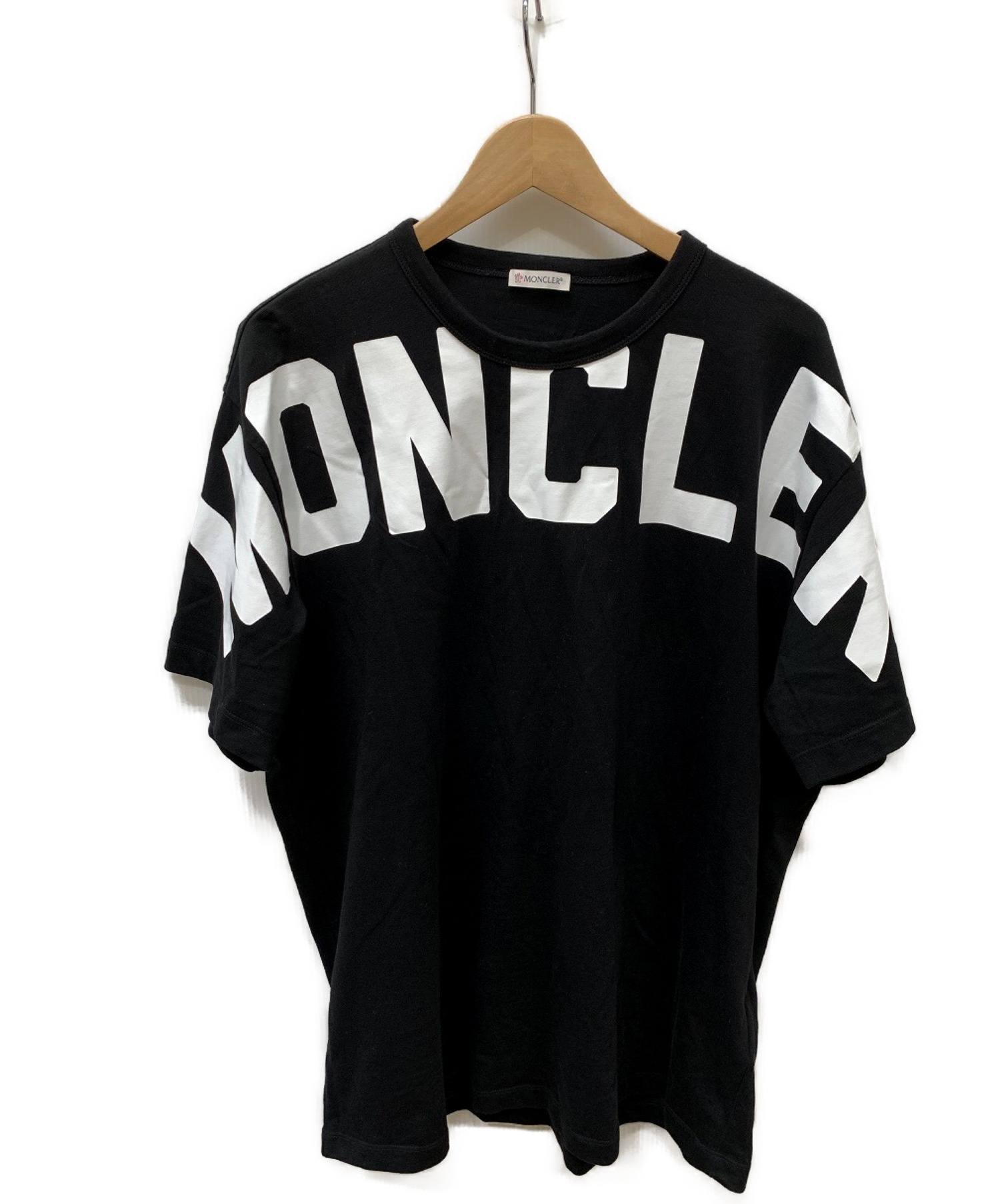 【中古・古着通販】MONCLER (モンクレール) maglia t-shirt ブラック サイズ:表記なし｜ブランド・古着通販 トレファク
