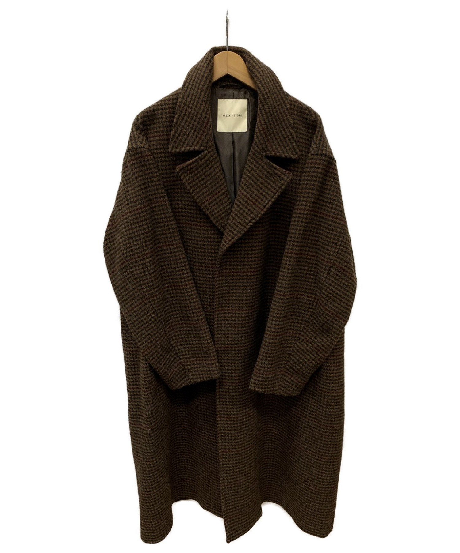 中古 古着通販 Freaks Store フリークスストア 尾州ウールコート ブラウン サイズ Size L ブランド 古着通販 トレファク公式 Trefac Fashion
