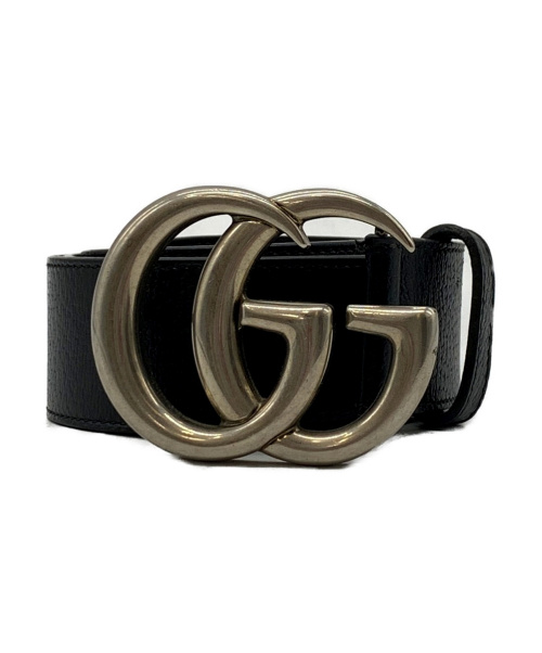 GUCCI（グッチ）GUCCI (グッチ) DOLLAR PIGPRINT Leather Belt ブラック サイズ:表記なしの古着・服飾アイテム