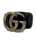 GUCCI (グッチ) DOLLAR PIGPRINT Leather Belt ブラック サイズ:表記なし：25800円