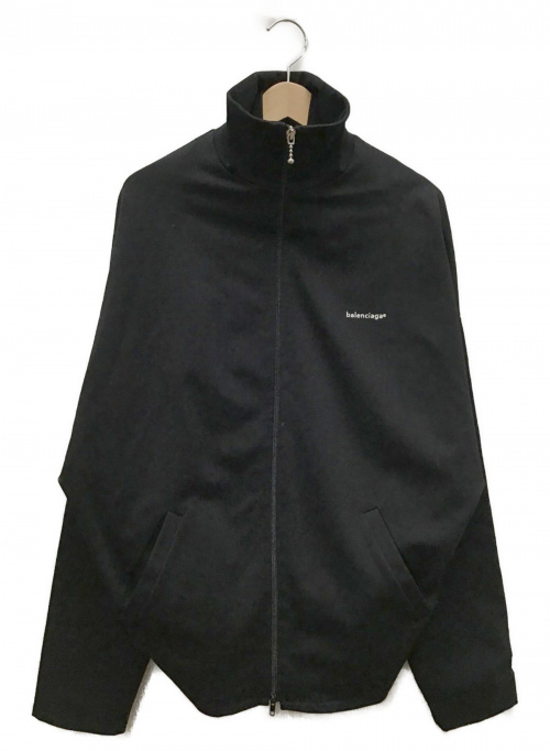 BALENCIAGA（バレンシアガ）BALENCIAGA (バレンシアガ) アーキタイプスモールロゴトラックジャケット ブラック サイズ:48の古着・服飾アイテム