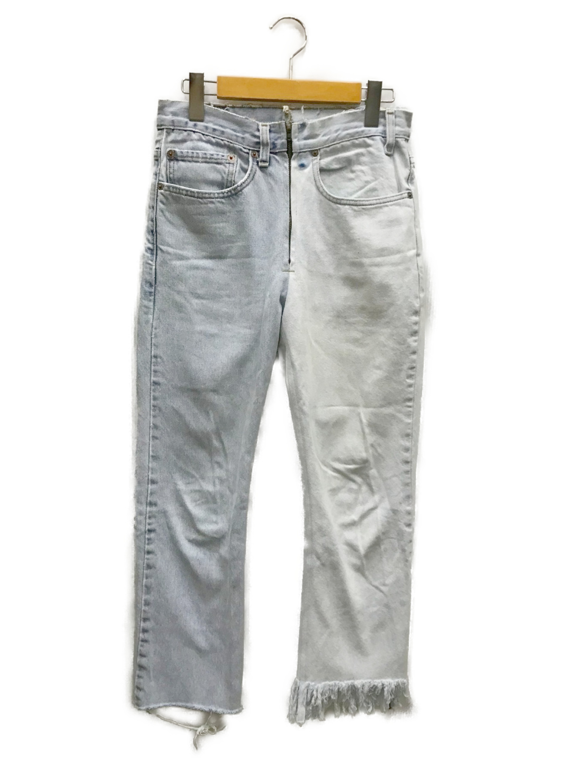 中古 古着通販 77circa ナナナナサーカ Levisリメイクフリンジデニムパンツ スカイブルー インディゴ サイズ 表記なし 下記参照 ブランド 古着通販 トレファク公式 Trefac Fashion