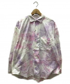 uru tokyo（ウル トーキョー）の古着「タイダイオープンカラーシャツ」｜ピンク×ホワイト