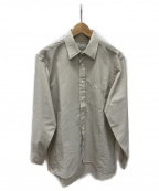 Christian Diorクリスチャン ディオール）の古着「古着ロゴ刺繍ビッグシャツ」｜ベージュ