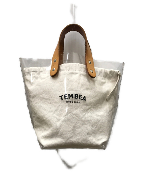 TEMBEA（テンベア）TEMBEA (テンベア) PVCトートバッグ ホワイトの古着・服飾アイテム