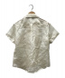 COMME des GARCONS (コムデギャルソン) 半袖フリルデザインシルクシャツ アイボリー サイズ:M：7800円