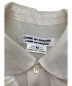 中古・古着 COMME des GARCONS (コムデギャルソン) 半袖フリルデザインシルクシャツ アイボリー サイズ:M：7800円