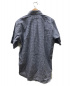Yves Saint Laurent (イヴサンローラン) ロゴ刺繍ギンガムBDシャツ ブルー サイズ:SIZE M：6800円
