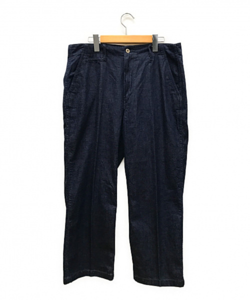 POST OALLS（ポストオーバーオールズ）POST OALLS (ポストオーバーオールズ) New Maker Pants 8D ネイビー サイズ:SIZE Lの古着・服飾アイテム