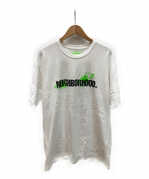 NEIGHBORHOOD（ネイバーフッド）NEIGHBORHOOD (ネイバーフッド) バックプリントTシャツ ホワイト×グリーン サイズ:SIZE XL 20SS REIGN/C-TEE SSの古着・服飾アイテム
