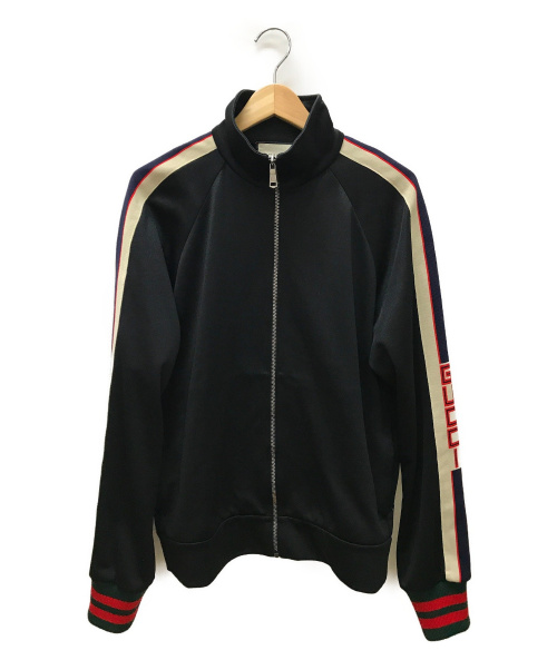 GUCCI（グッチ）GUCCI (グッチ) テクニカルトラックジャケット ブラック サイズ:XSの古着・服飾アイテム