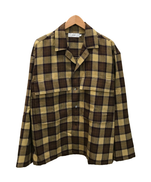Graphpaper（グラフペーパー）Graphpaper (グラフペーパー) シャツジャケット ブラウン サイズ:2の古着・服飾アイテム