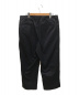 TONE (トーン) Cotton twill wide trouser ブラック サイズ:3：5800円