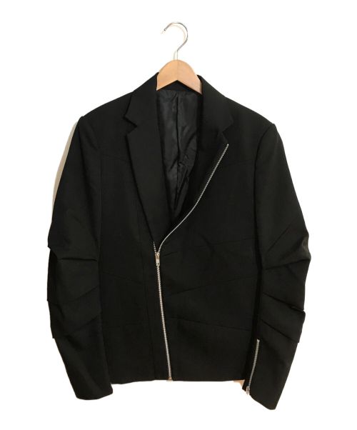 ALMOSTBLACK（オールモストブラック）ALMOSTBLACK (オールモストブラック) ジップアップジャケット ブラック サイズ:1の古着・服飾アイテム