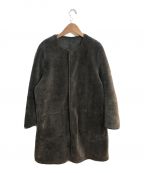 LE GLAZIK（ル グラジック）の古着「フェイクムートン リバーシブル コート」｜グレー