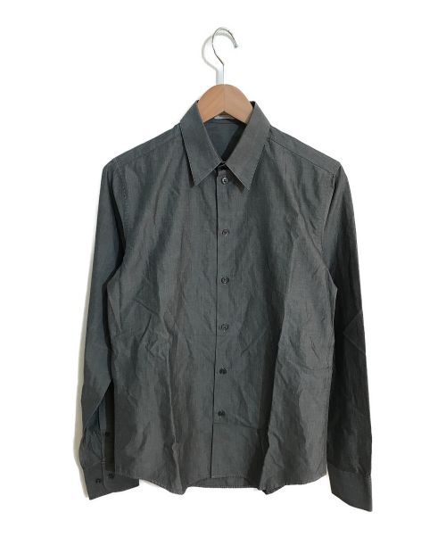 BALENCIAGA（バレンシアガ）BALENCIAGA (バレンシアガ) コットンドレスシャツ グレー サイズ:38の古着・服飾アイテム