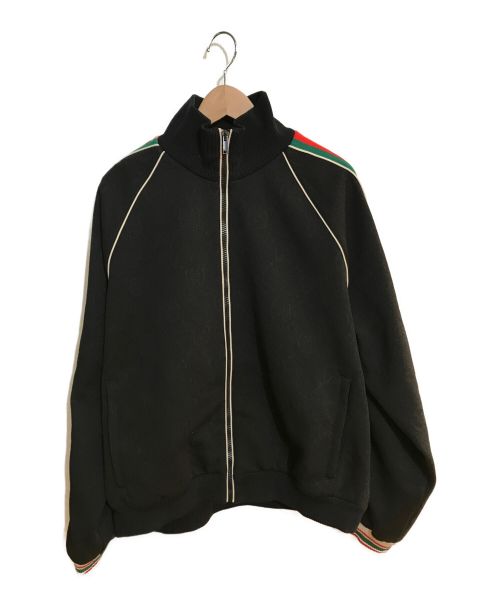 GUCCI（グッチ）GUCCI (グッチ) GG ジャージージャカード ジップジャケット ブラック サイズ:SIZE XLの古着・服飾アイテム
