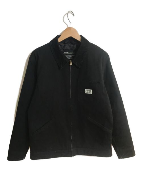 BACK CHANNEL（バックチャンネル）BACK CHANNEL (バックチャンネル)  Cotton Work Jacket ブラック サイズ:Ｍの古着・服飾アイテム