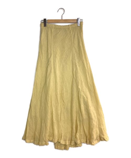 Plage（プラージュ）Plage (プラージュ) Linen Gauze スカート イエロー サイズ:Ｍの古着・服飾アイテム