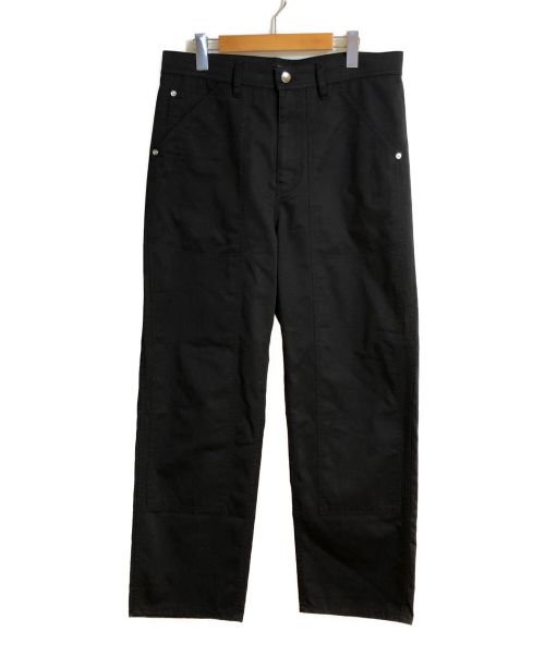 X-LARGE（エクストララージ）X-LARGE (エクストララージ) DOUBLE KNEE WORK PANTS ブラック サイズ:SIZE34の古着・服飾アイテム