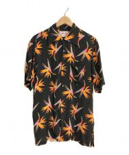 Aloha Blossom (アロハブロッサム) アロハシャツ / ハワイアンシャツ ブラック サイズ:SIZE 42