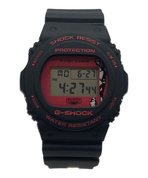 CASIO（カシオ）CASIO×HYSTERIC GLAMOUR (カシオ×ヒステリックグラマー) 腕時計 / リストウォッチ / G-SHOCK レッドの古着・服飾アイテム