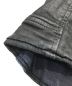 中古・古着 DIESEL (ディーゼル) ライダースジャケット ブラック サイズ:表記なし：5800円