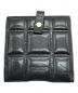 BOTTEGA VENETA（ボッテガベネタ）の古着「パデッド折り財布」｜ブラック